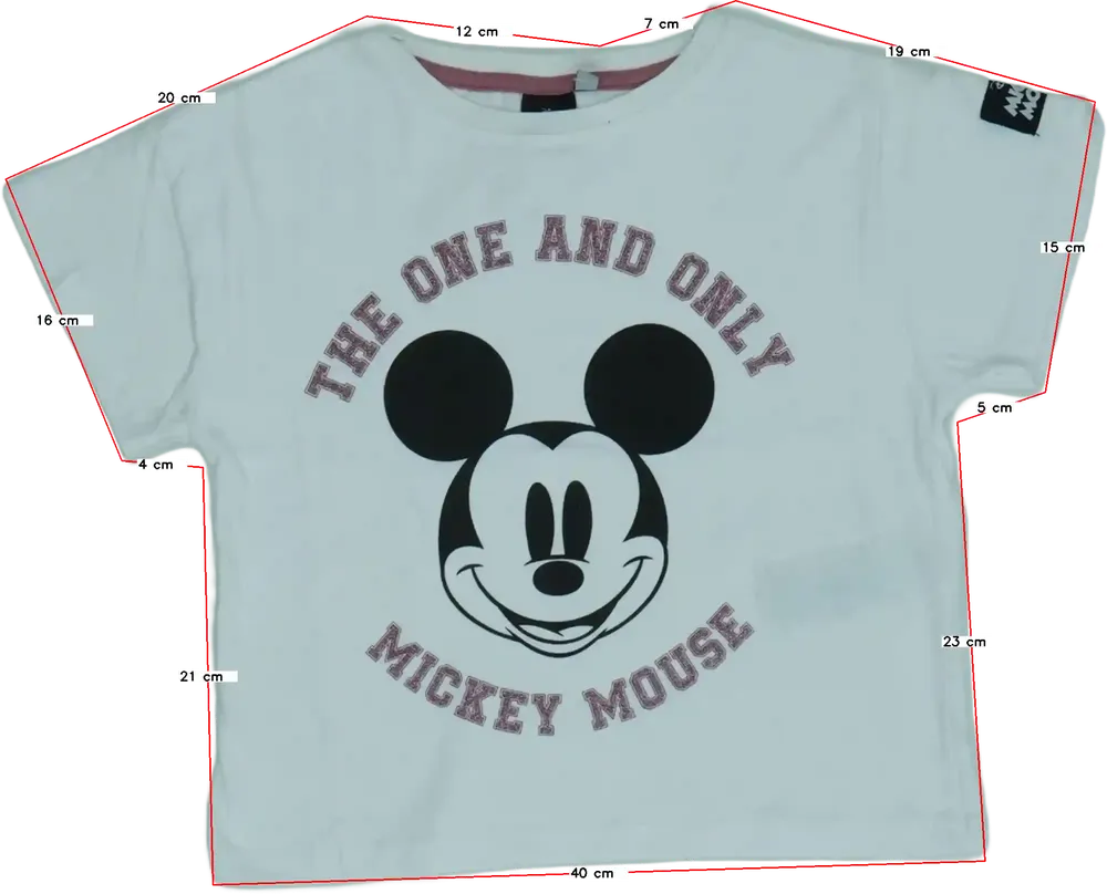 Fehér Disney Póló EU 128 / UK 8 év / US 8 év/M