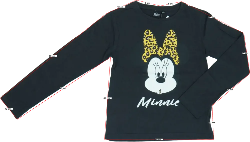 Szürke Disney Hosszú ujjú felső EU 140 / UK 10 év / US 10 év/L