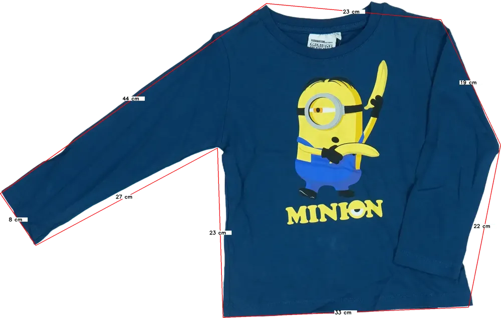 Kék Illuminaton Hosszú ujjú felső EU 110 / UK 5 év / US 5 év/XS