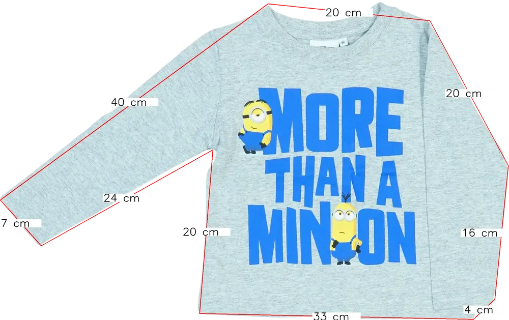 Szürke Illuminaton Hosszú ujjú felső EU 98 / UK 3 év / US 3T