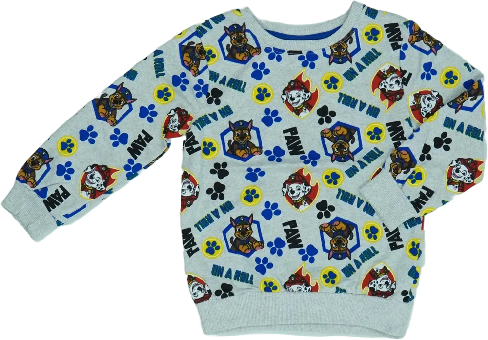 Szürke Nickelodeon Pulóver EU 122 / UK 7 év / US 7 év/M