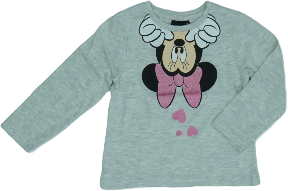 Szürke Disney Hosszú ujjú felső EU 98 / UK 3 év / US 3T