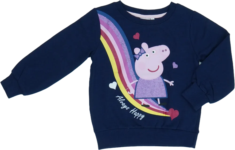 Kék Peppa Pig Pulóver EU 122 / UK 7 év / US 7 év/M