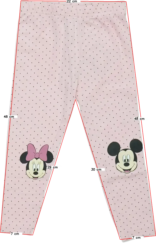 Rózsaszín Disney Leggings EU 134 / UK 9 év / US 9 év/L