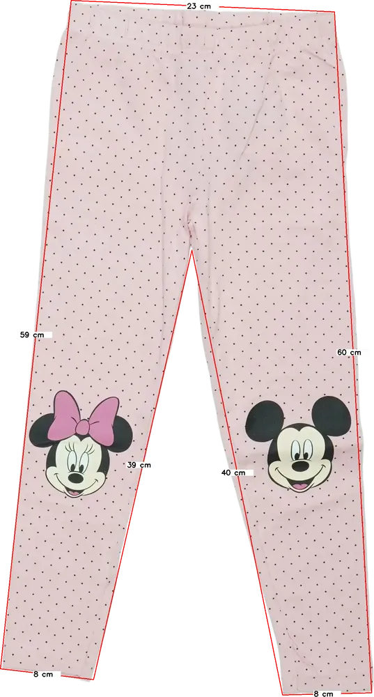 Rózsaszín Disney Leggings EU 116 / UK 6 év / US 6 év/S