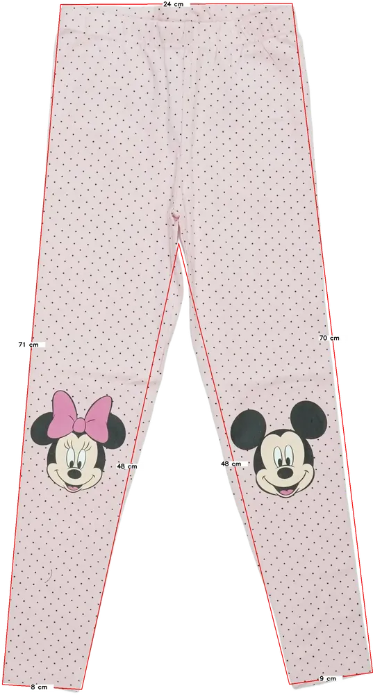 Rózsaszín Disney Leggings EU 128 / UK 8 év / US 8 év/M