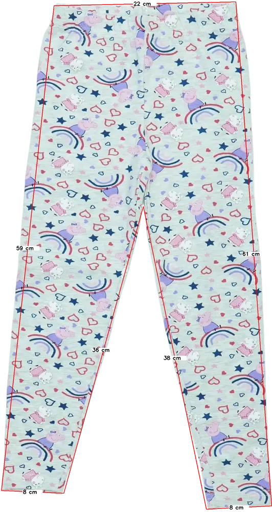 Szürke Peppa Pig Leggings EU 110 / UK 5 év / US 5 év/XS