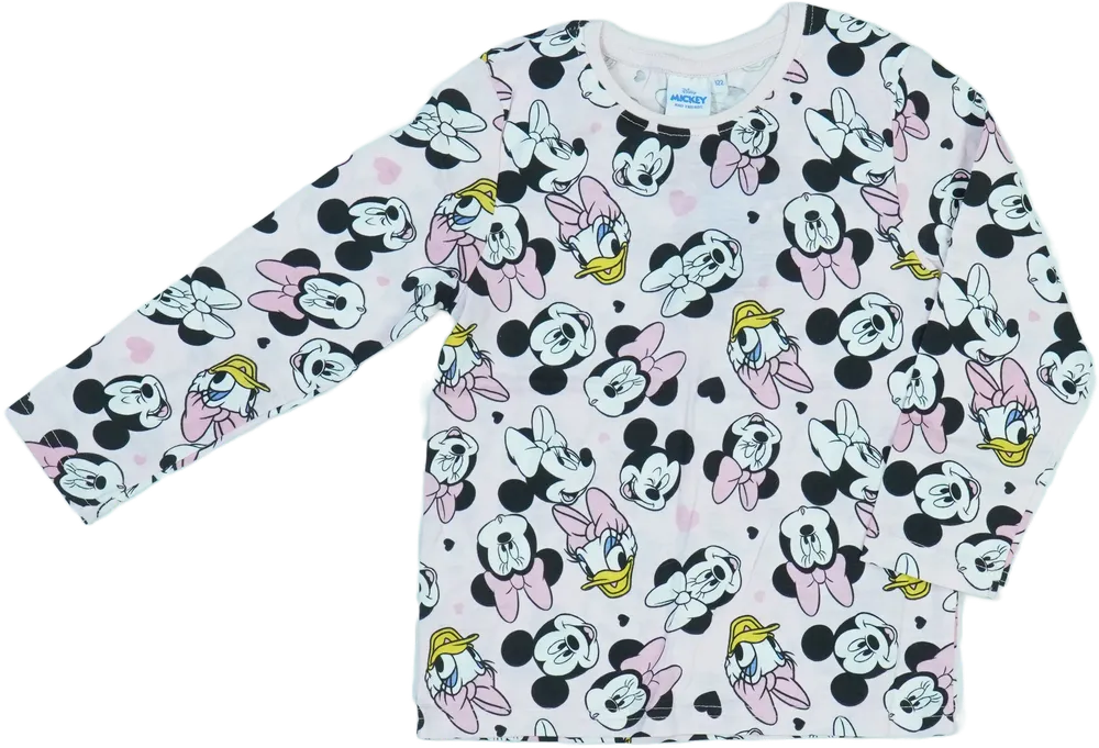 Rózsaszín Disney Hosszú ujjú felső EU 122 / UK 7 év / US 7 év/M