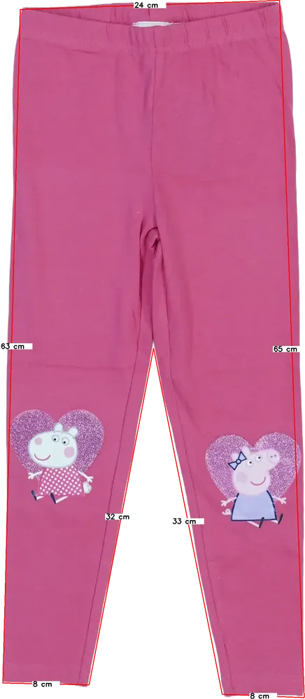 Rózsaszín Peppa Pig Leggings EU 116 / UK 6 év / US 6 év/S