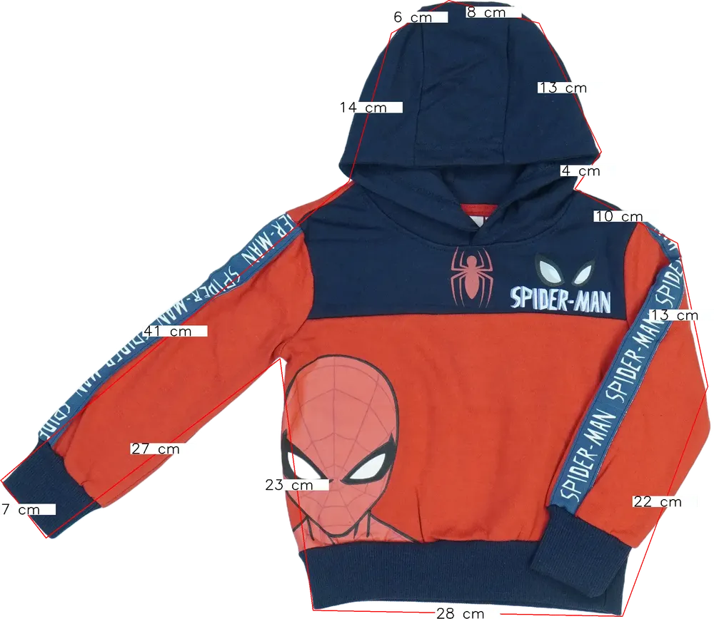 Többszínű Marvel Kapucnis pulóver EU 98 / UK 3 év / US 3T