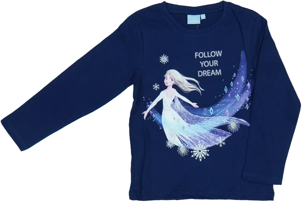 Kék Disney Hosszú ujjú felső EU 122 / UK 7 év / US 7 év/M