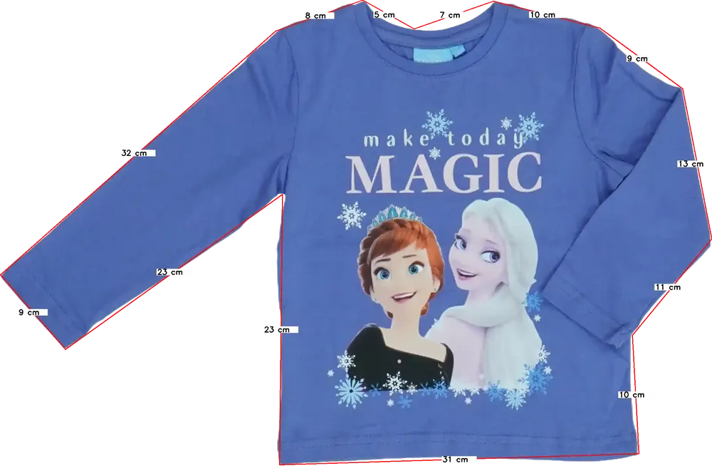 Lila Disney Hosszú ujjú felső EU 98 / UK 3 év / US 3T