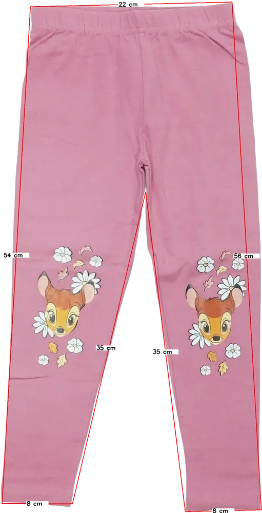 Rózsaszín Disney Leggings EU 104 / UK 4 év / US 4T/XS