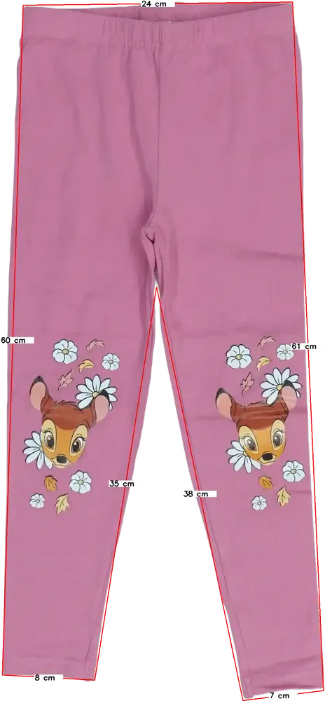 Rózsaszín Disney Leggings EU 110 / UK 5 év / US 5 év/XS