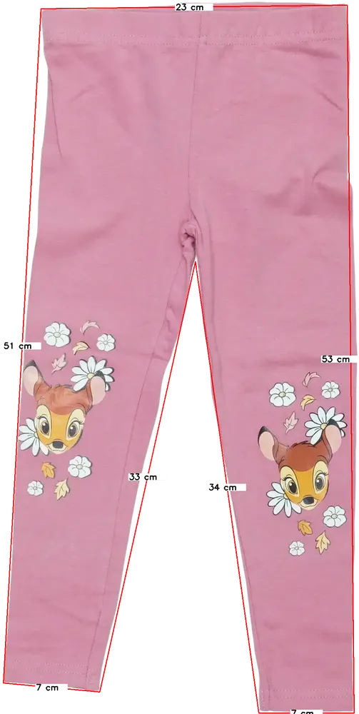 Rózsaszín Disney Leggings EU 98 / UK 3 év / US 3T