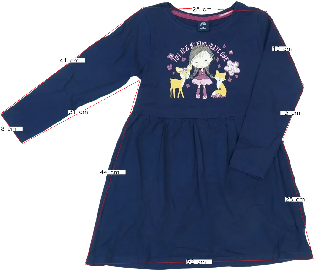 Kék Kiki&amp;Koko Ruha EU 122 / UK 7 év / US 7 év/M