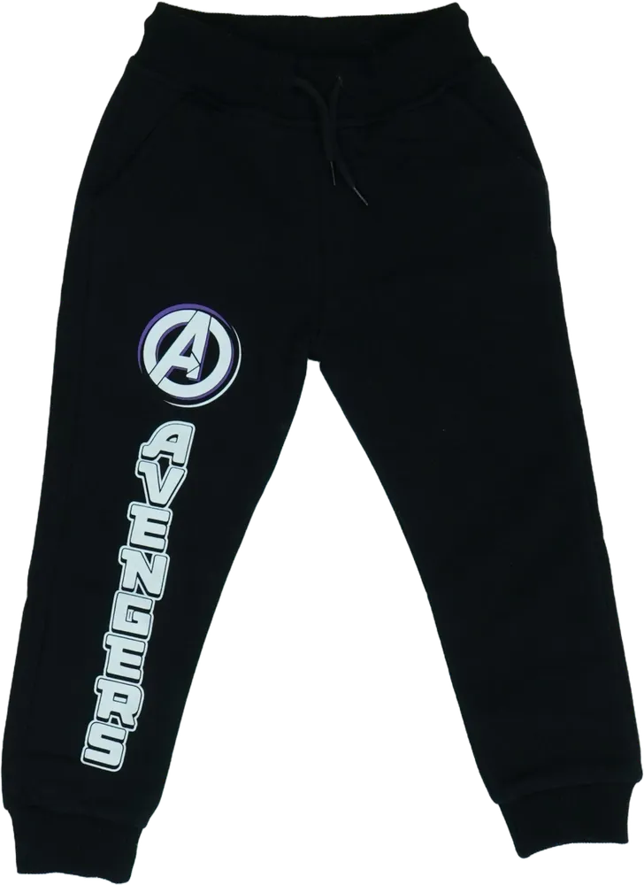 Fekete Marvel Melegítőnadrág EU 98 / UK 3 év / US 3T