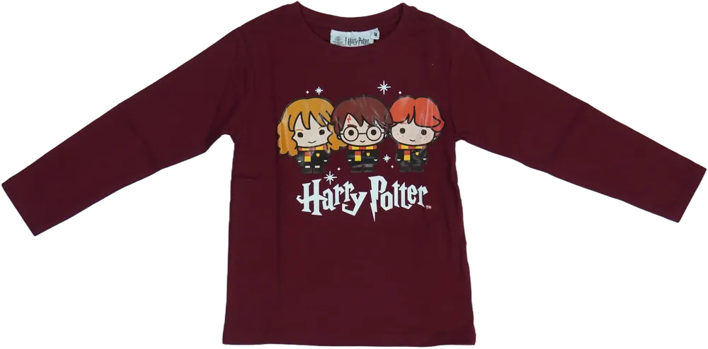Burgundy Harry Potter Long sleeve top EU 116 / UK 6 years / US 6 years/S