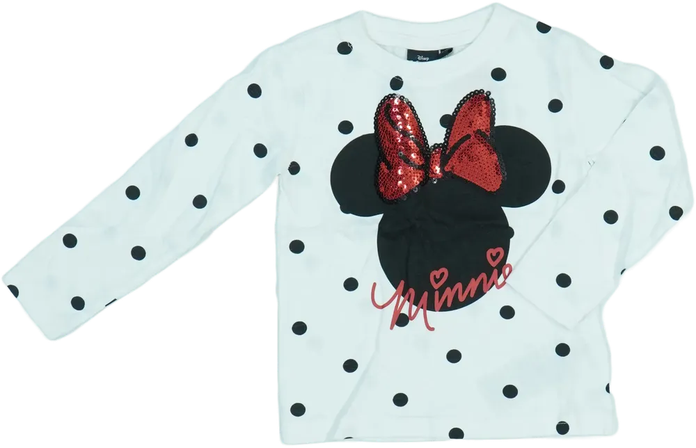 Fehér Disney Hosszú ujjú felső EU 104 / UK 4 év / US 4T/XS