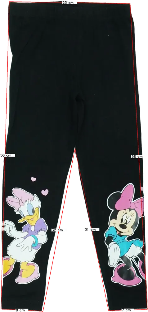 Fekete Disney Leggings EU 116 / UK 6 év / US 6 év/S