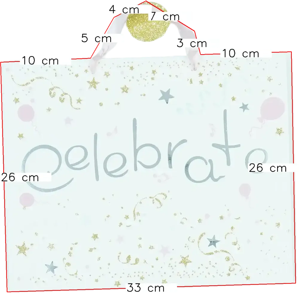 Fehér Egyéb Ajándékzacskó Egyméret