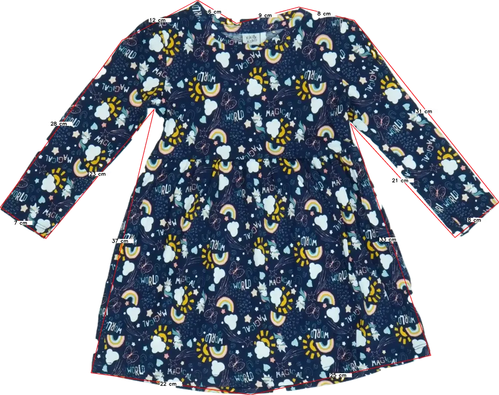 Kék Kiki&amp;Koko Ruha EU 104 / UK 4 év / US 4T/XS