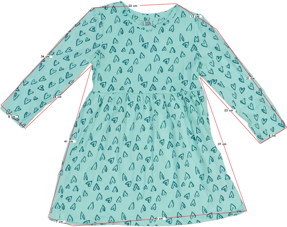 Zöld Kiki&amp;Koko Ruha EU 104 / UK 4 év / US 4T/XS