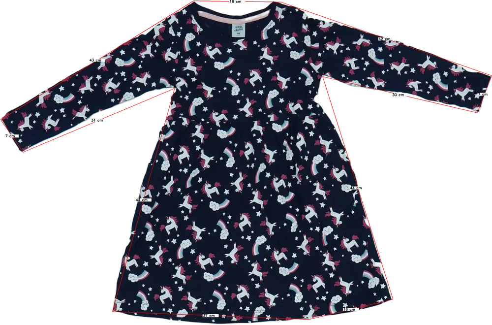 Kék Kiki&amp;Koko Ruha EU 116 / UK 6 év / US 6 év/S