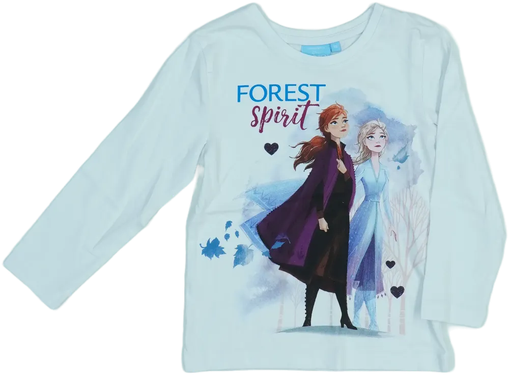 Fehér Disney Hosszú ujjú felső EU 104 / UK 4 év / US 4T/XS