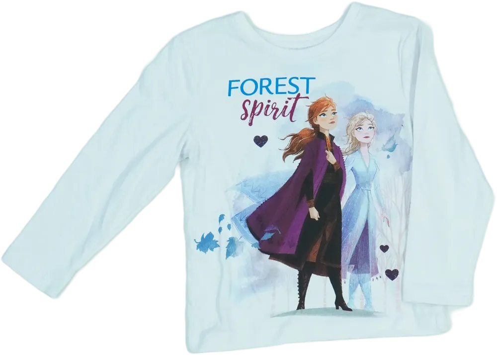 Fehér Disney Hosszú ujjú felső EU 98 / UK 3 év / US 3T