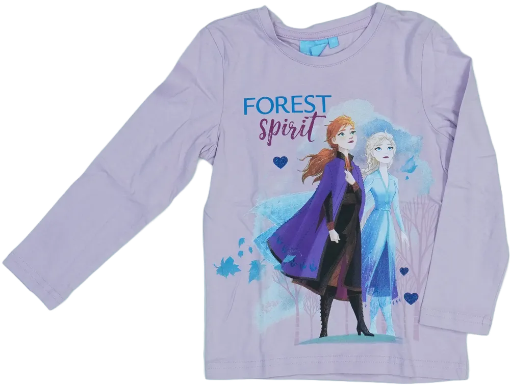 Lila Disney Hosszú ujjú felső EU 110 / UK 5 év / US 5 év/XS