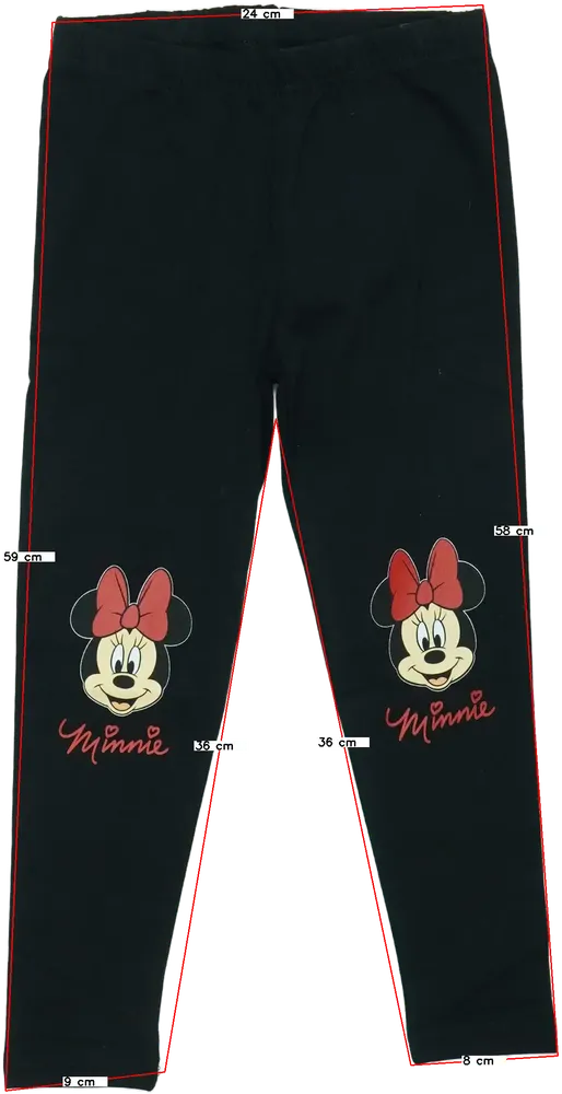 Fekete Disney Leggings EU 104 / UK 4 év / US 4T/XS
