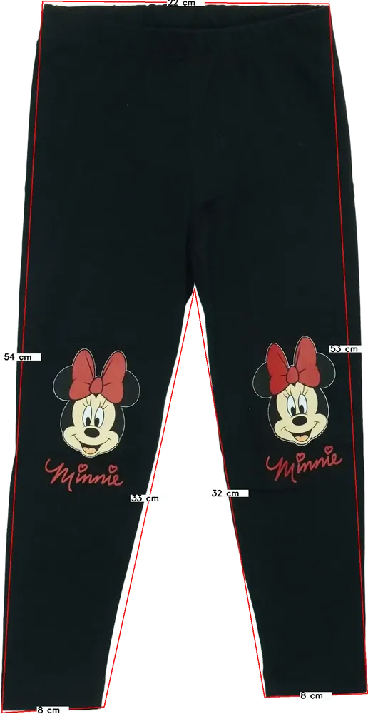 Fekete Disney Leggings EU 116 / UK 6 év / US 6 év/S