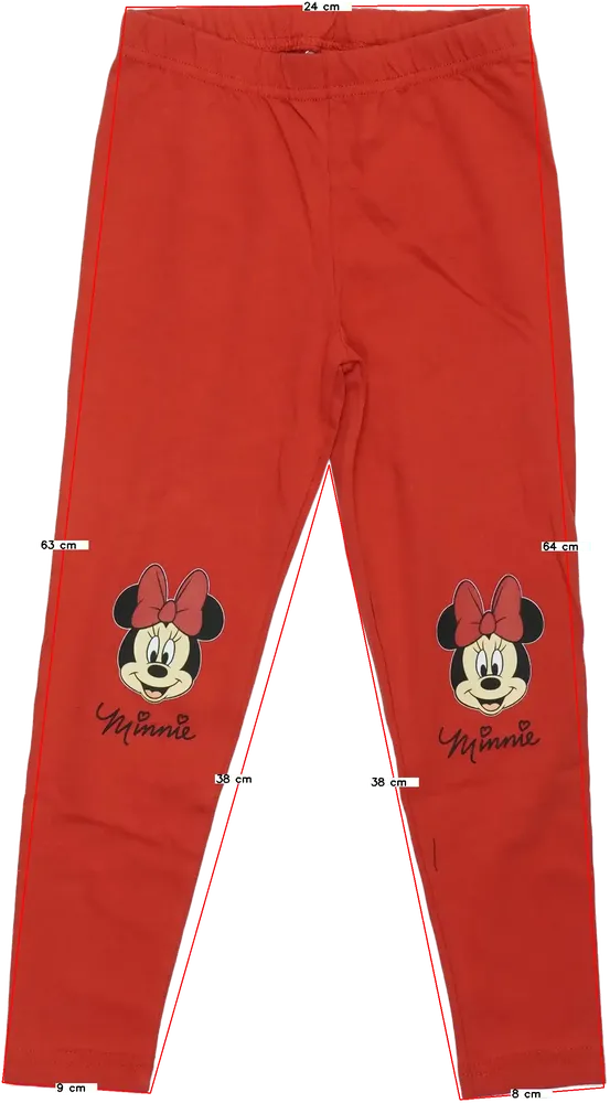 Piros Disney Leggings EU 116 / UK 6 év / US 6 év/S