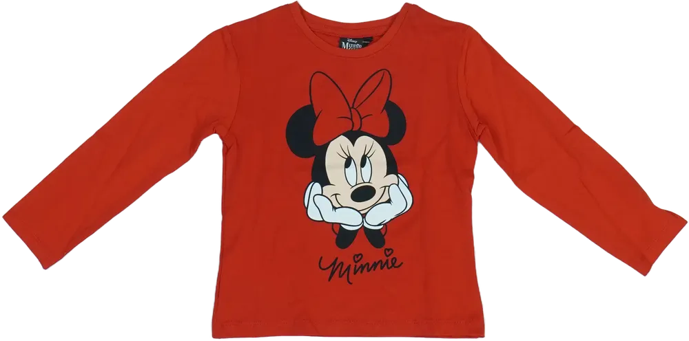 Piros Disney Hosszú ujjú felső EU 98 / UK 3 év / US 3T