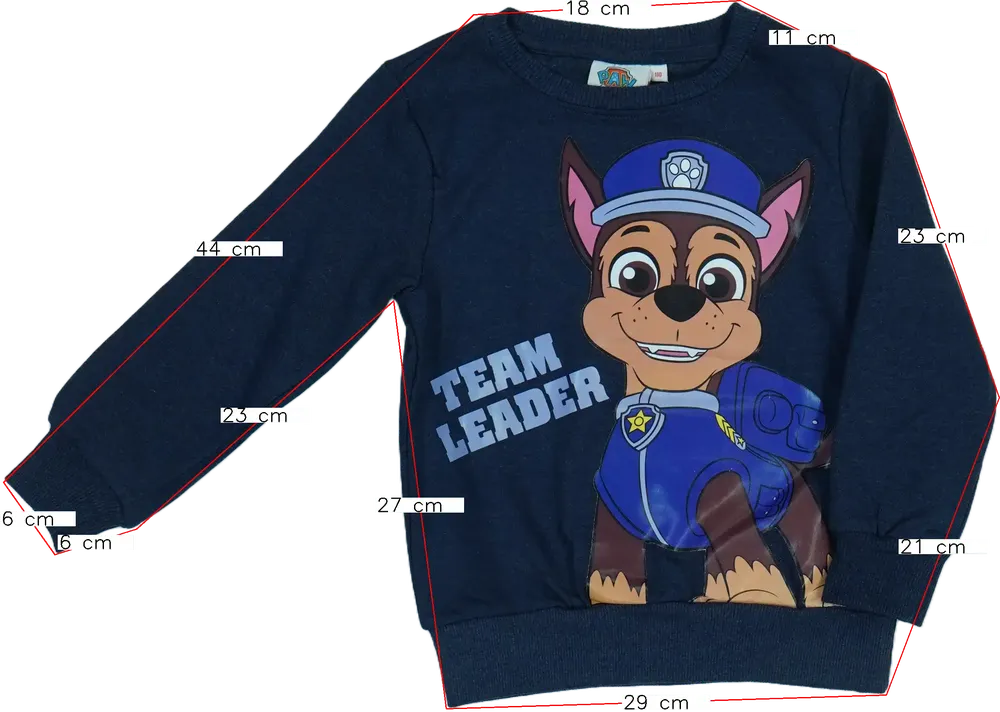 Kék Nickelodeon Pulóver EU 110 / UK 5 év / US 5 év/XS