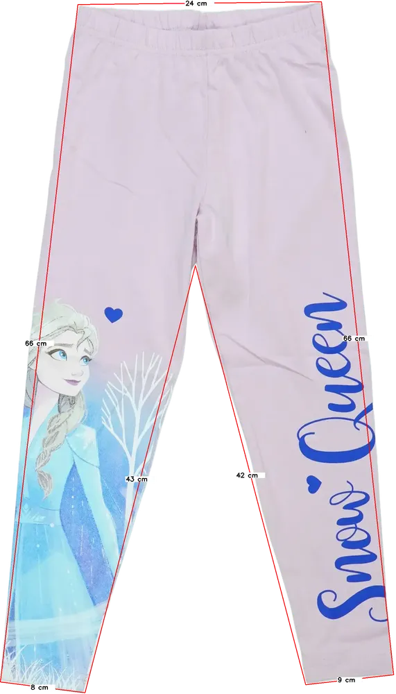 Rózsaszín Disney Leggings EU 122 / UK 7 év / US 7 év/M