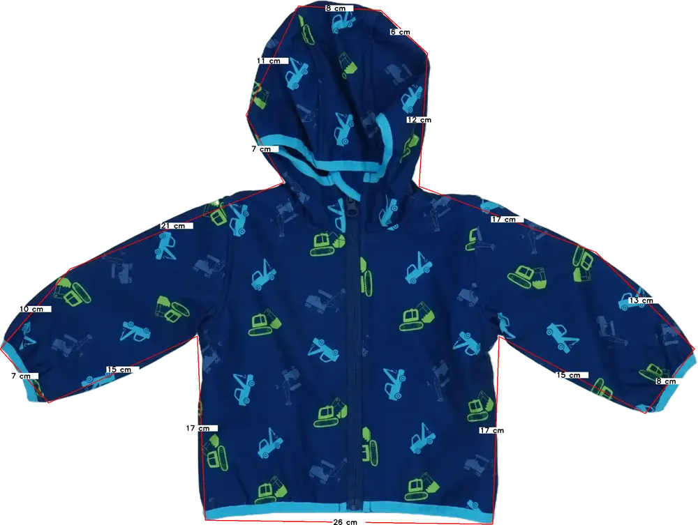 Kék Ergee Esőkabát EU 74 / UK 6-9 hónap / US 6-9 hónap