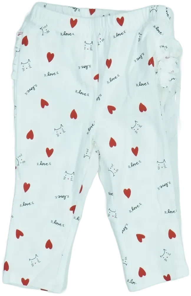 Fehér Old Navy Leggings EU 80 / UK 9-12 hónap / US 12 hónap