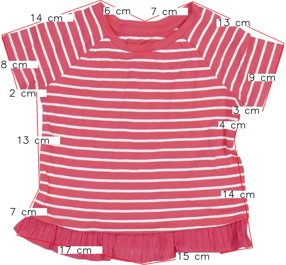 Piros GAP Póló EU 86 / UK 12-18 hónap / US 18 hónap