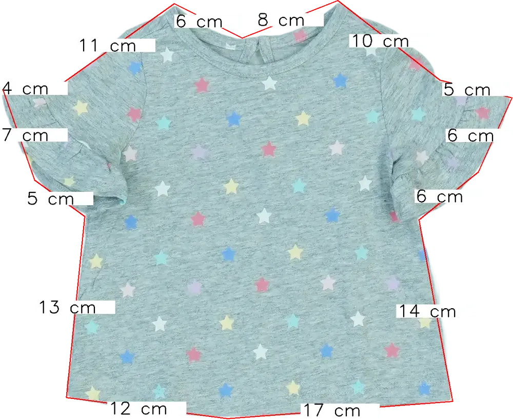 Szürke GAP Póló EU 68 / UK 3-6 hónap / US 3-6 hónap