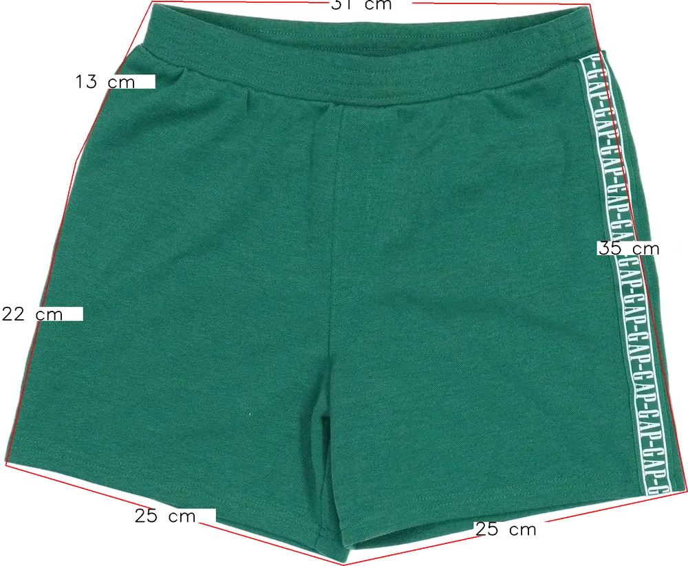 Zöld GAP Rövidnadrág EU 152 / UK 12 év / US 12 év/L