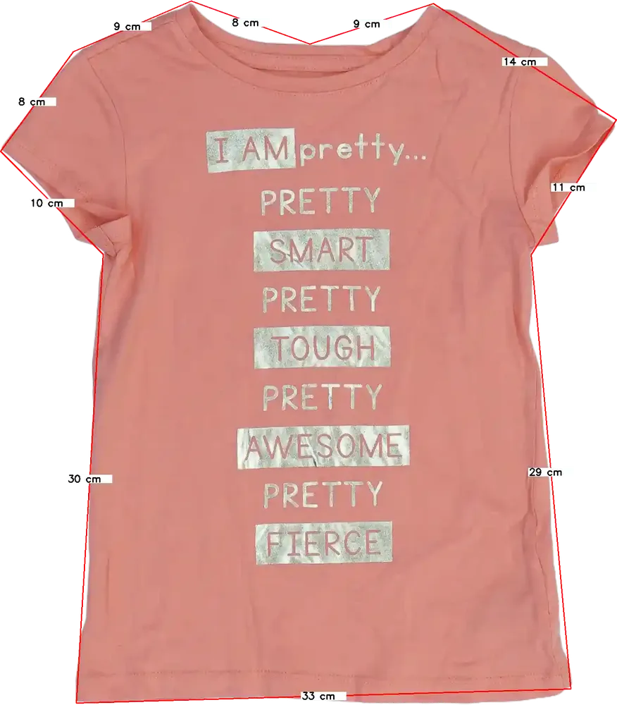 Rózsaszín GAP Póló EU 116 / UK 6 év / US 6 év/S