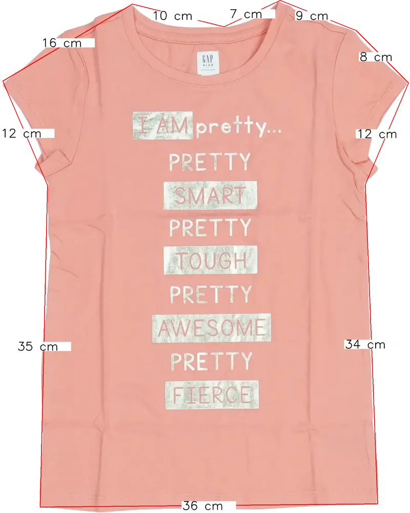 Rózsaszín Overkids Póló EU 134 / UK 9 év / US 9 év/L