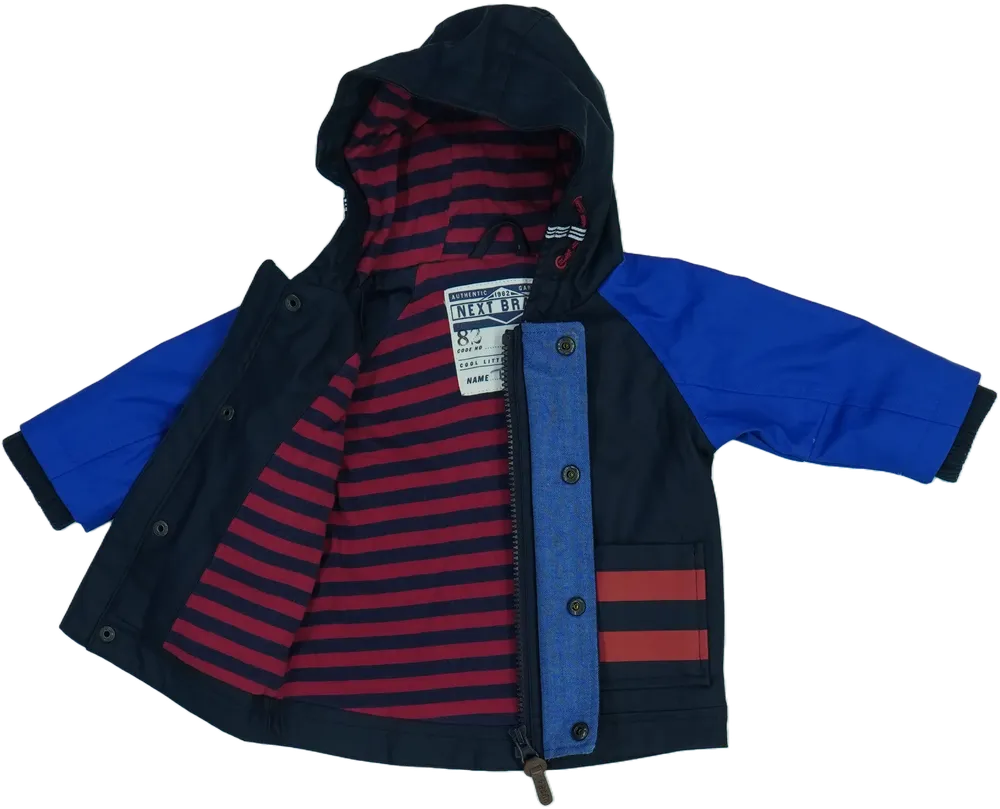 Fekete Next Esőkabát EU 68 / UK 3-6 hónap / US 3-6 hónap