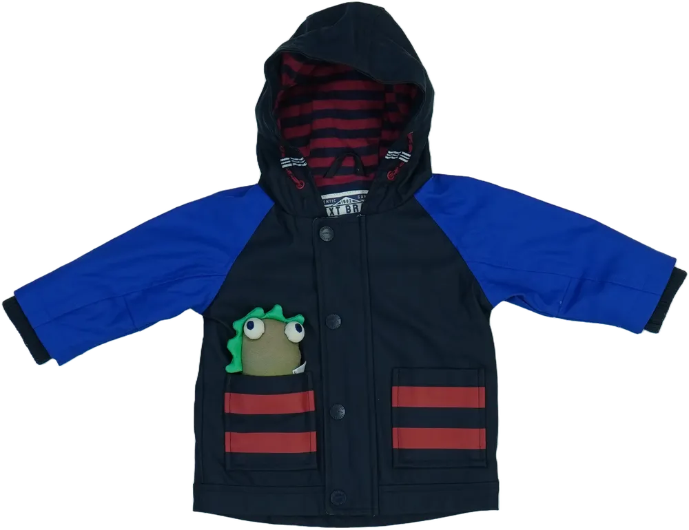 Fekete Next Esőkabát EU 68 / UK 3-6 hónap / US 3-6 hónap