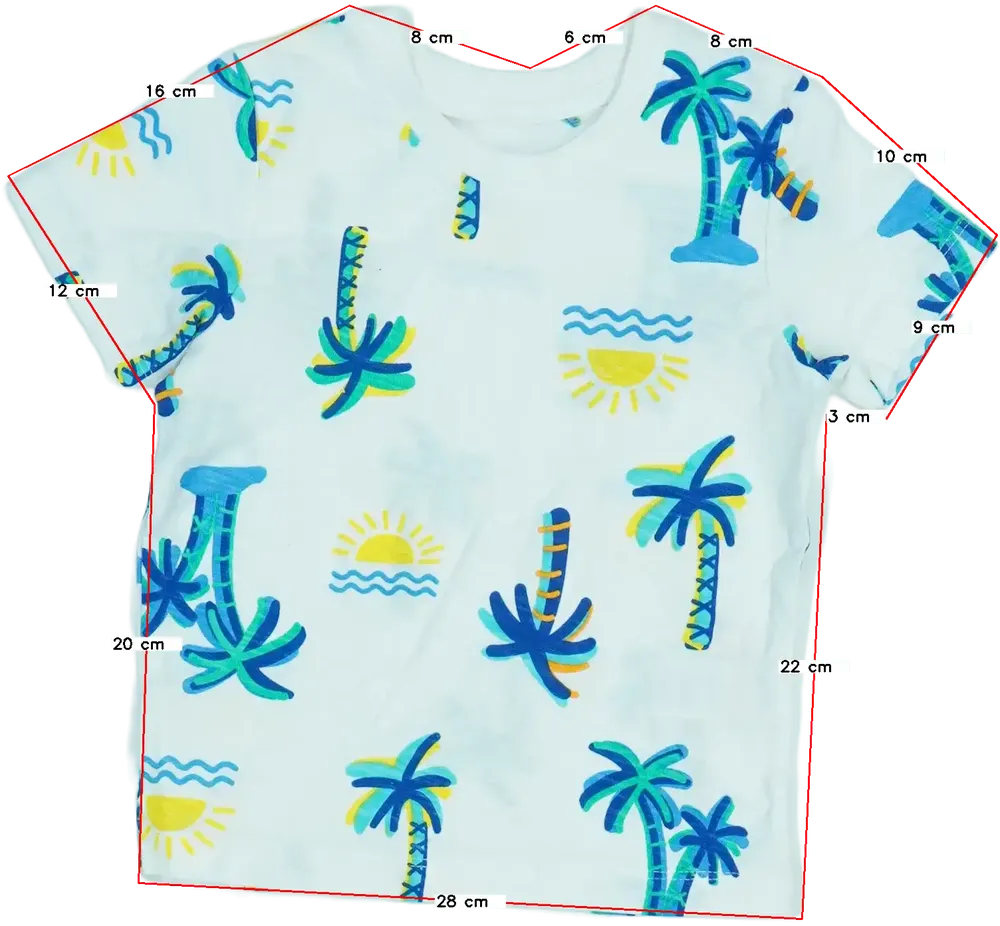 Többszínű Little Kids Póló EU 92 / UK 2 év / US 2T