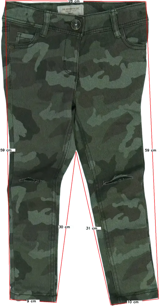 Terepszínű Next Farmernadrág EU 104 / UK 4 év / US 4T/XS