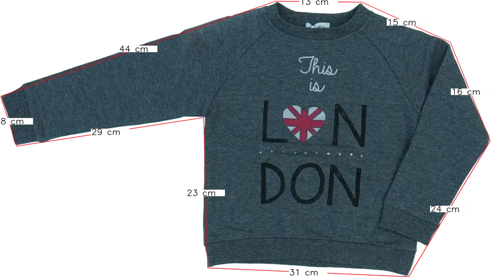 Szürke Overkids Pulóver EU 98 / UK 3 év / US 3T