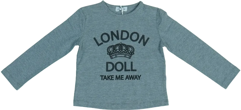 Szürke Overkids Hosszú ujjú felső EU 92 / UK 2 év / US 2T